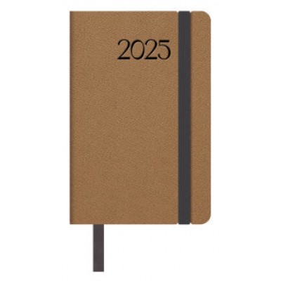 AGENDA 2025 MANHATAN SEMANA VISTA BOLSILLO 8,5 X 13 CM COLOR CAMEL DOHE 12872 - 25 (Espera 4 dias) en Huesoi